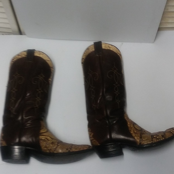 COPY - Mens Justin custom authentic cowboy boots - Picture 4 of 8